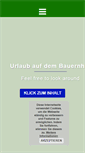 Mobile Screenshot of fingermuehl.de